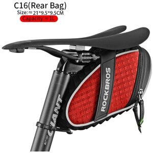 Huntvp 20L TPU Waterproof Cycling Rear Seat Bag Mountain Bike Backseat Trunk Pack Cycling Storage Panniers Bag 